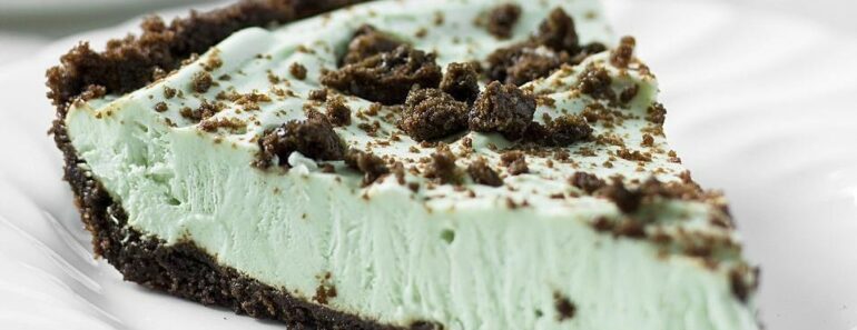 Grasshopper Pie with Oreos
