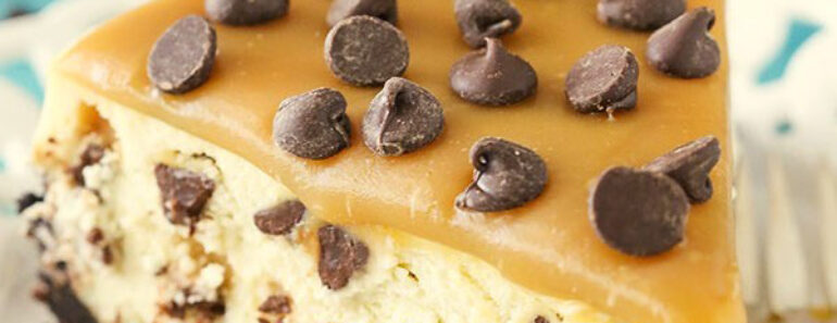 Caramel Chocolate Chip Cheesecake Recipe