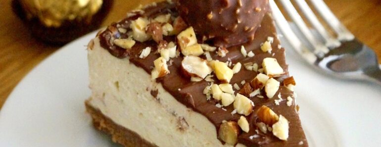 Quick Ferrero Cheesecake